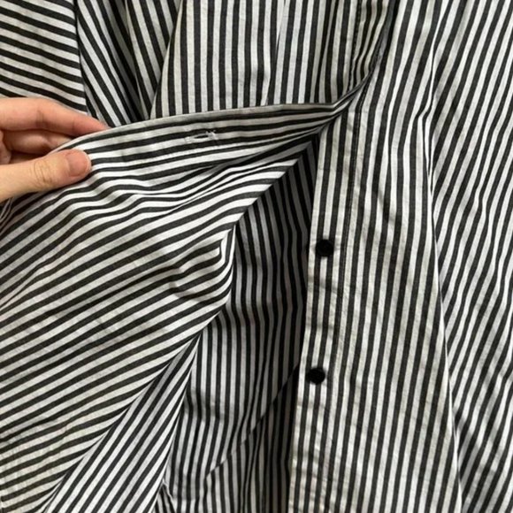 Zara Striped Shirt with Bandana Tie M - Picture 5 of 7